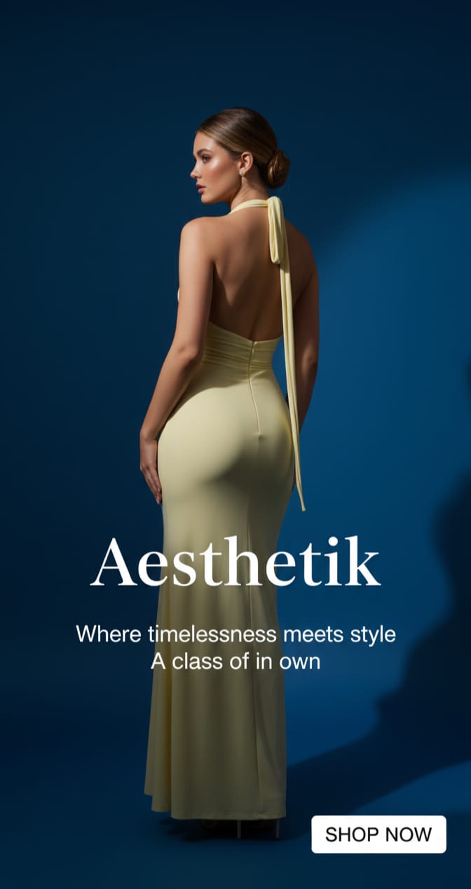 Signature Backless Evening Gown
