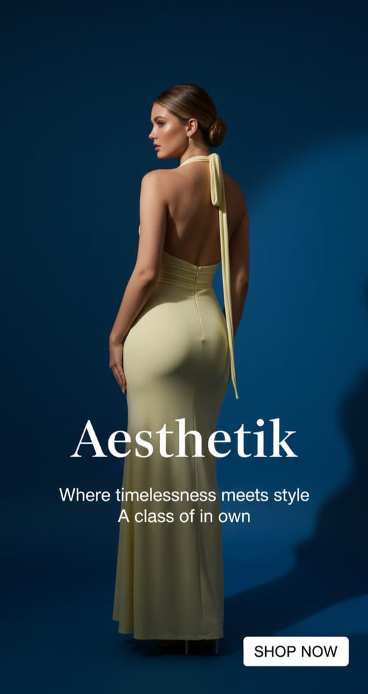 Signature Backless Evening Gown